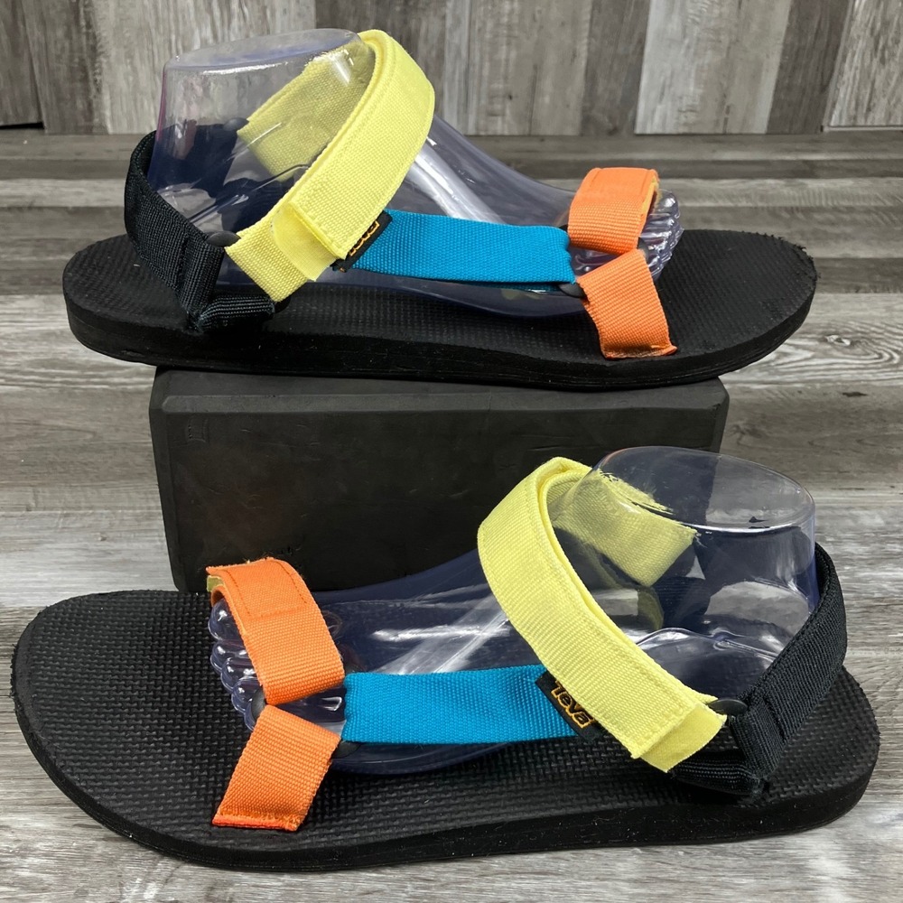 Teva Original Universal Mens 13 Sandals Multi-Color Webbing Sport 1019390Y